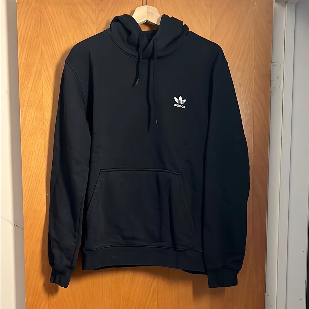 Adidas Black Sweatshirt with Trefoil Logo